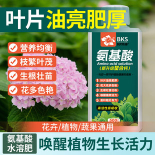 植物氨基酸水溶肥果树蔬菜专用促根保花保果膨果绿植叶面肥贝可施
