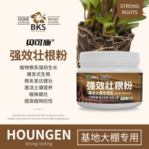 贝可施强效壮根粉植物通用型移栽扦插壮苗剂绿植养花卉肥料生根剂