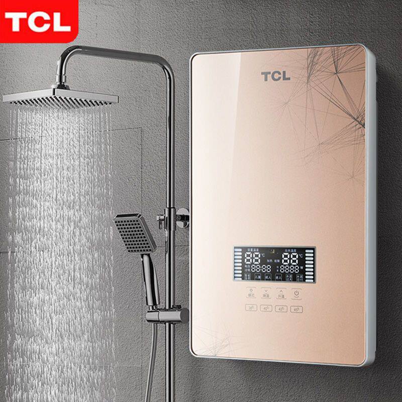 [上门安装]TCL瞬热式电热水器家用洗澡化妆室小型即开速热淋浴器