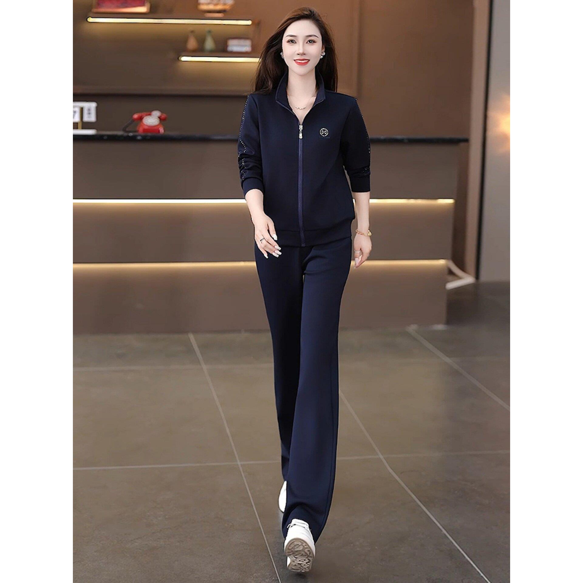 FLIPPED 运动服套装女春秋2025新款超火时尚洋气减龄休闲两件套