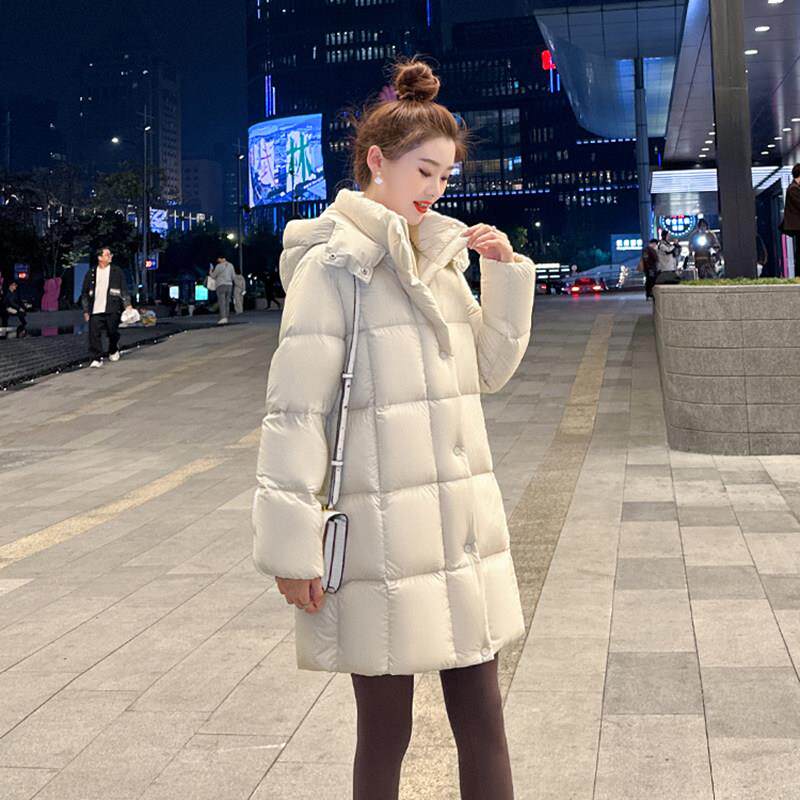 蓓罗拉鹅绒羽绒服女中长款小个子2025年冬季新款今年流行爆款女款