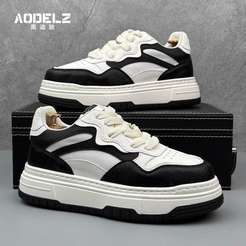 欧洲站增高板鞋男2025冬季新款透气厚底百搭运动男高级感休闲潮鞋