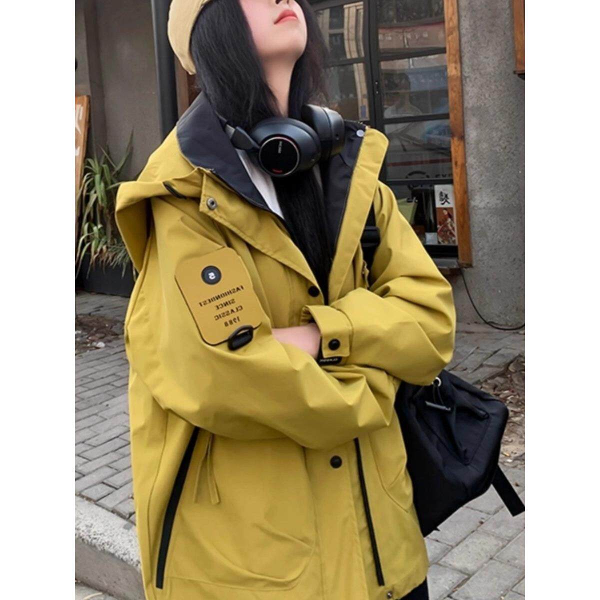Baulmain Paul春秋季外套男女款小个子夹克登山服户外薄款冲锋衣