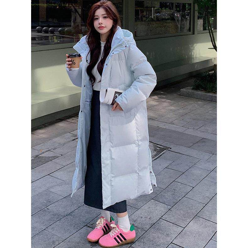 Baulmain Paul长款羽绒服过膝2025冬季新款寒冬百搭宽松加厚外套