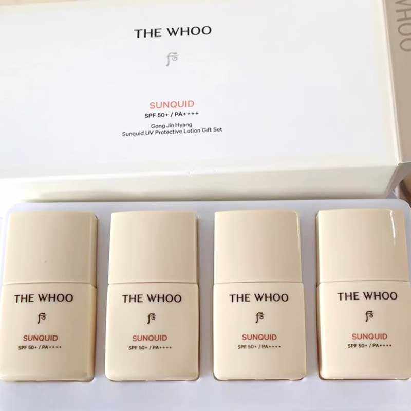 韩国whoo后拱辰享冰爽空气防晒霜中小样13ml*4套盒,美容护肤/美体/精油,防晒霜,淘宝优惠券,粉丝福利购,淘宝优惠卷