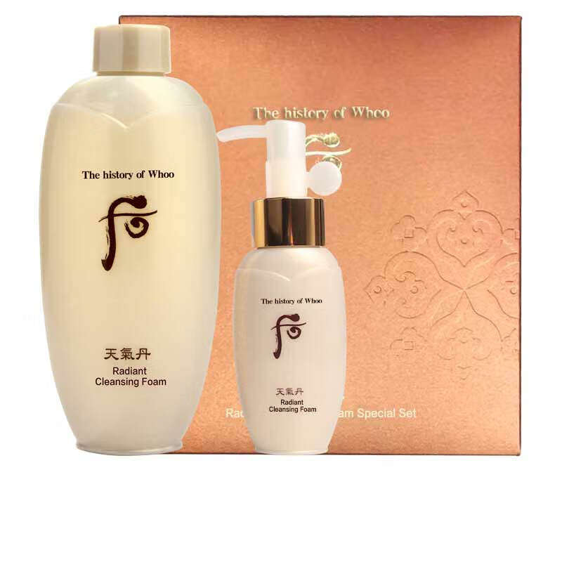 韩国whoo后天气丹华泫洗面奶泡沫洁面乳补水保湿修护正品