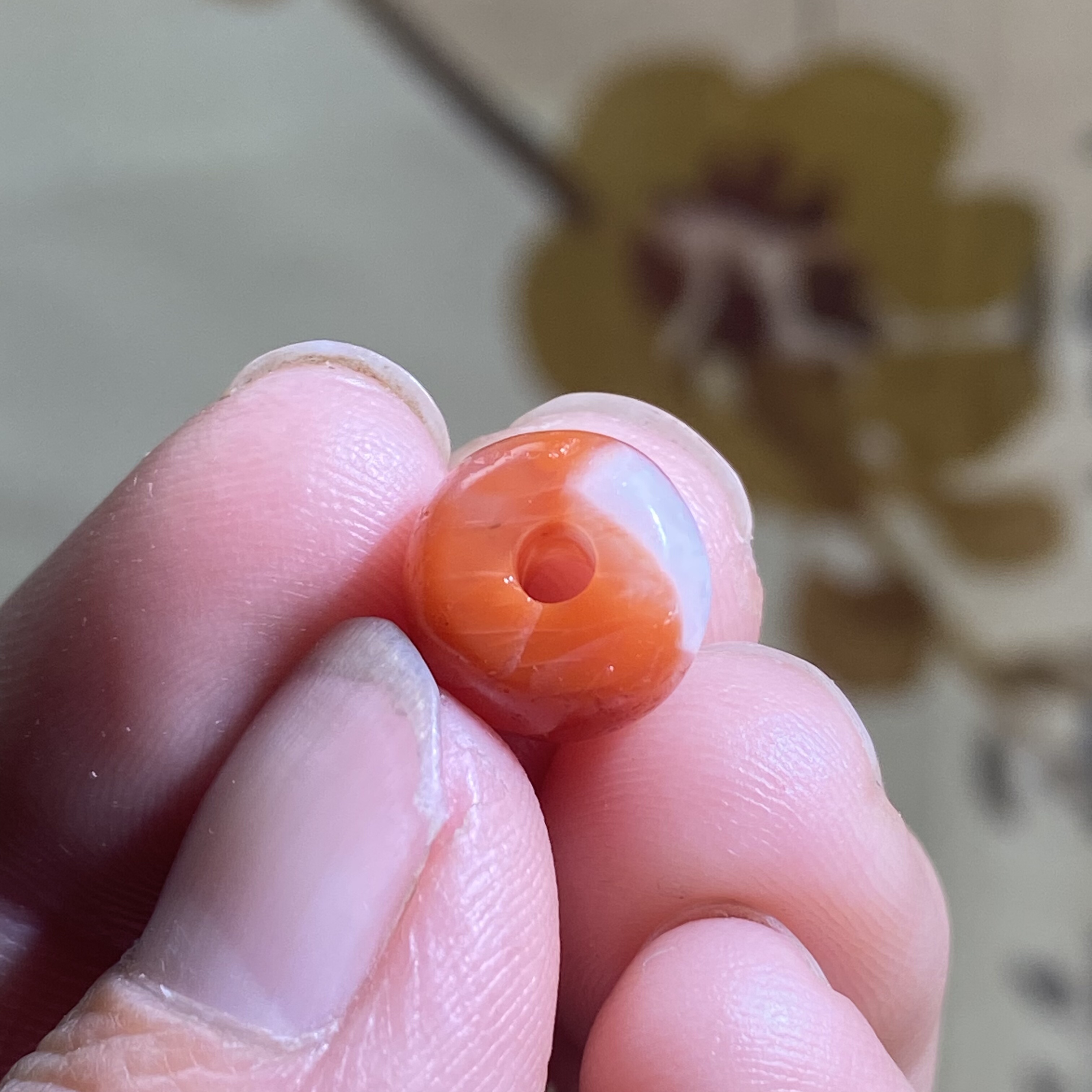 南红玛瑙柿子红随型圆扣子配饰老光工艺复古风手串手链手编绳配珠,珠宝/钻石/翡翠,DIY配件,淘宝优惠券,粉丝福利购,淘宝优惠卷