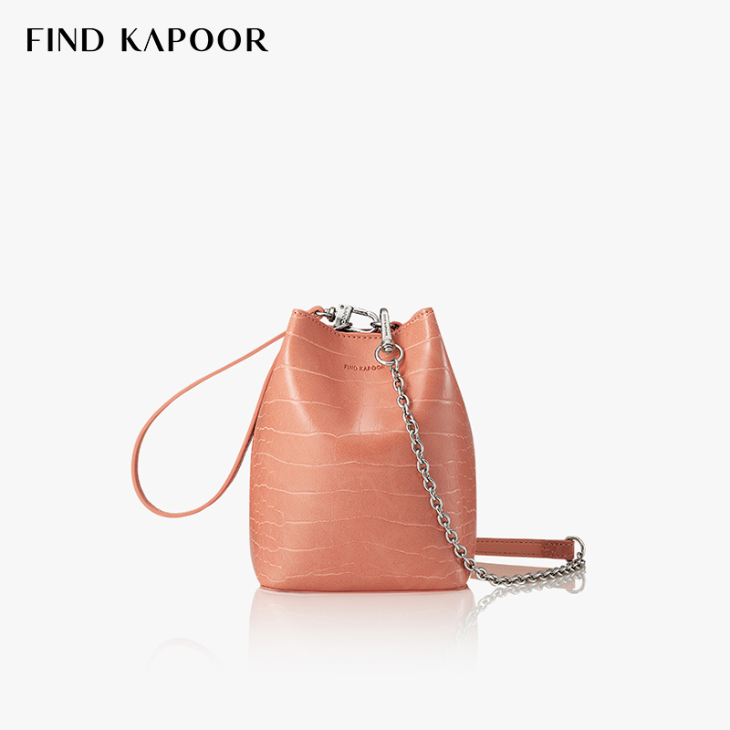 FIND KAPOOR梵德卡普尔mini尺寸女包袋斜挎鳄鱼纹粉迷你水桶女包|msdalam kategori Beg kulit/wanita/beg lelaki, beg Ms. - dari Buy2taobao.com untuk memberikan perkhidmatan ejen Taobao profesional membeli