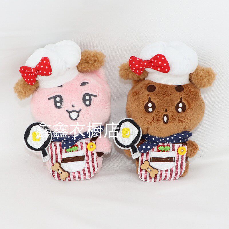 10cm娃衣厨师海星体动物体玛琅