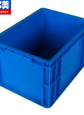 奕多美EU箱汽配周转箱塑料收纳零件盒加厚物流箱蓝色400*300*230m