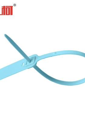 上柯集装箱封签扎带尼龙标牌封条GL350-B25*63.5mm+350mm(蓝色100