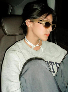 新款春夏小香墨镜5493财阀千金复古果冻太阳镜百搭时尚显瘦高级感