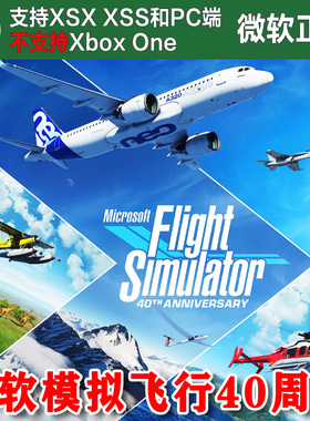 微软模拟飞行2020 40周年纪念版 XBOX XSX Win10/11PC 尼日代购