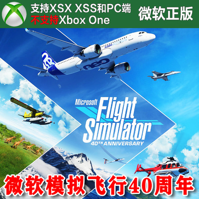 微软模拟飞行2020 40周年纪念版 XBOX XSX Win10/11PC 尼日代购