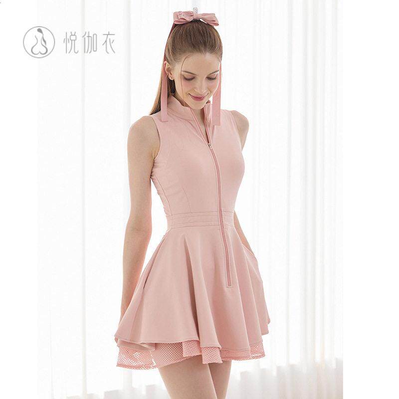 网球服连衣裙女安全裤套装袖镂空高品质专业羽毛球服新款瑜伽服