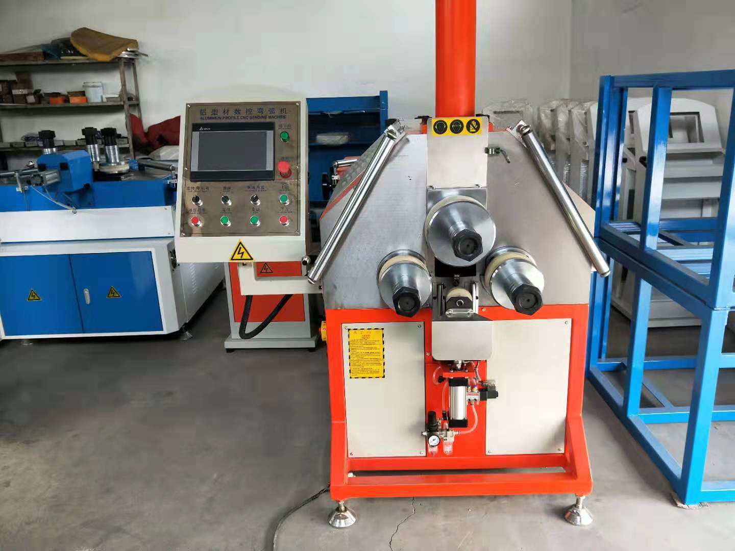 数控滚弯机全自动弯圆机灯具边框弯弧机断桥铝型材金属异型材弯弧