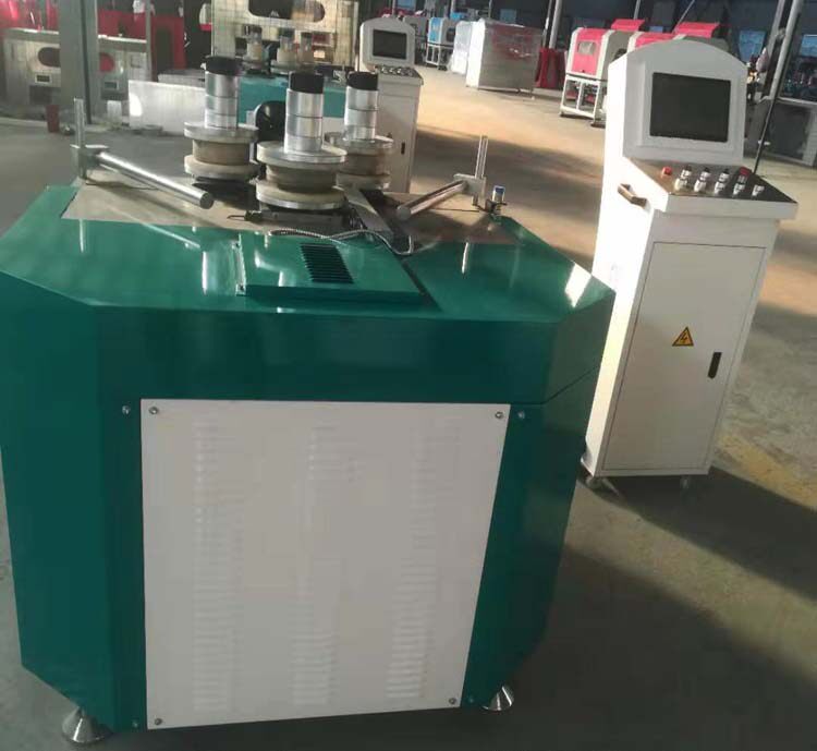 湖北淋浴房不锈钢型材滚弯机断桥铝别墅遮雨棚型材弯弧机拉弯机