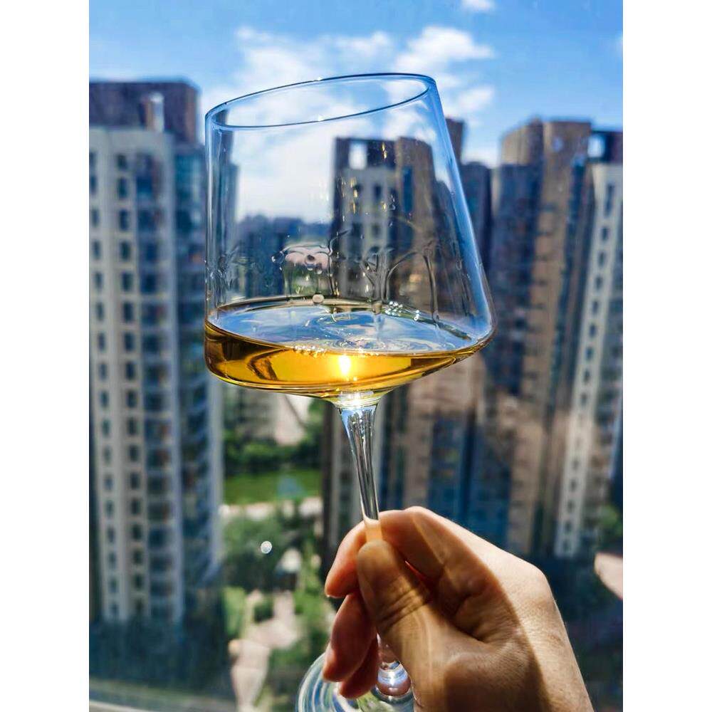 红酒杯套装家用方形高脚杯无铅水晶勃艮第葡萄酒杯高档创意醒酒器