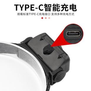 C充电强光头灯 2023年 灯Type 新款 户外防水夜跑LED灯 头戴式