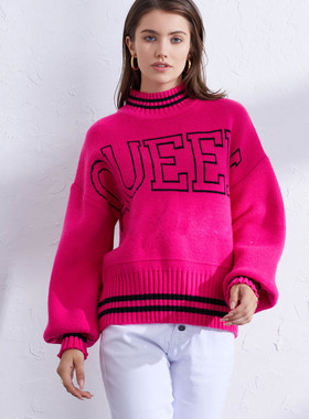 winter women sweater loose coat Ladies long sleeved blouse女