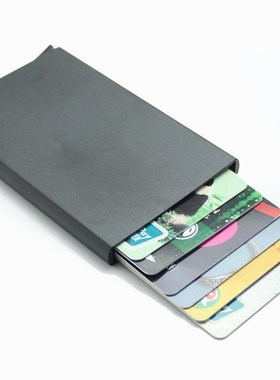 ID card Holder Metal Wallet automatically anti-theft 2019