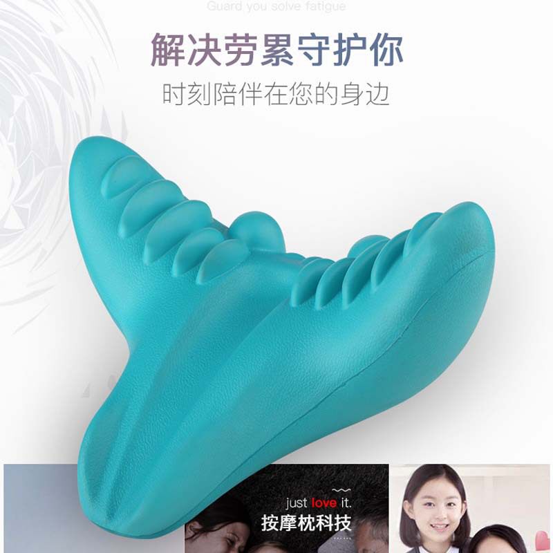 韩国颈椎按枕便携重力指压脖子颈椎肩部保健按枕头仪器工厂直