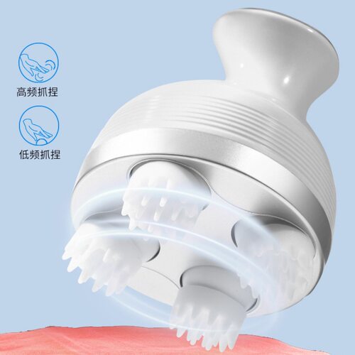 电动头部按摩仪抓猫咪宠物按摩器头皮按摩梳头部保健按摩机龙
