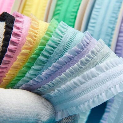 肩带自缝裙子连衣裙吊带裙肩带自缝配件蕾丝木耳花边辅料替换肩带