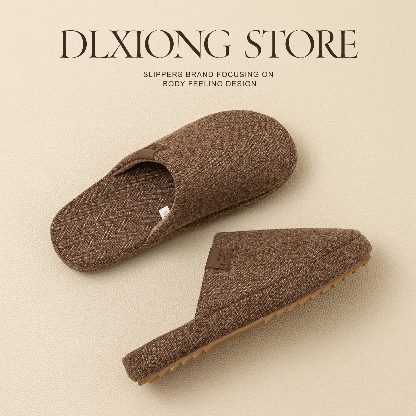 2025新款男士布艺拖鞋四季
