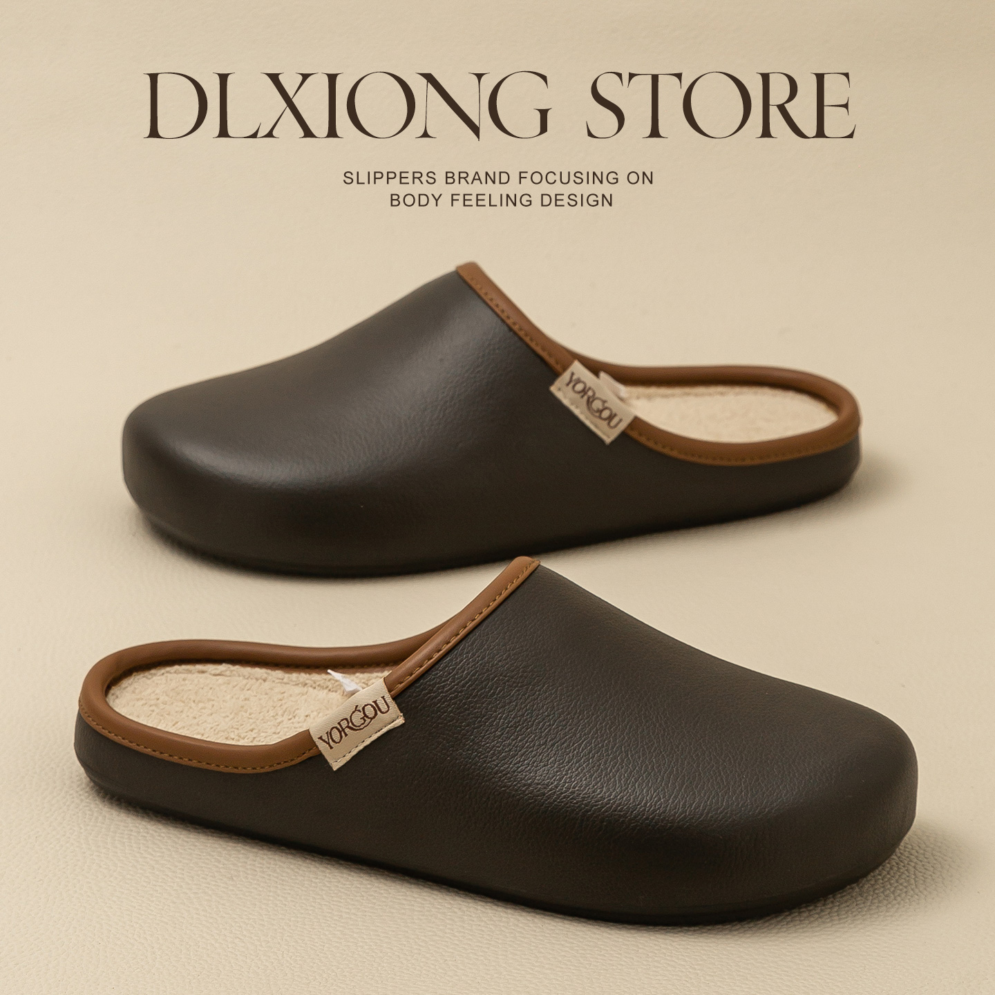 EVA男士防水地板棉拖鞋2025新款