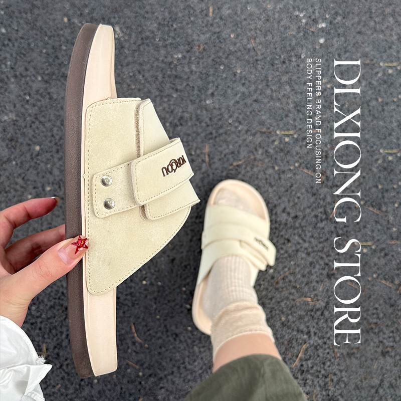 夏季户外穿女士休闲凉拖鞋不臭脚