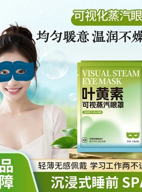 可视蒸汽眼罩热敷睡眠持久热敷蒸汽眼罩午休镂空眼罩学生叶黄素ZX