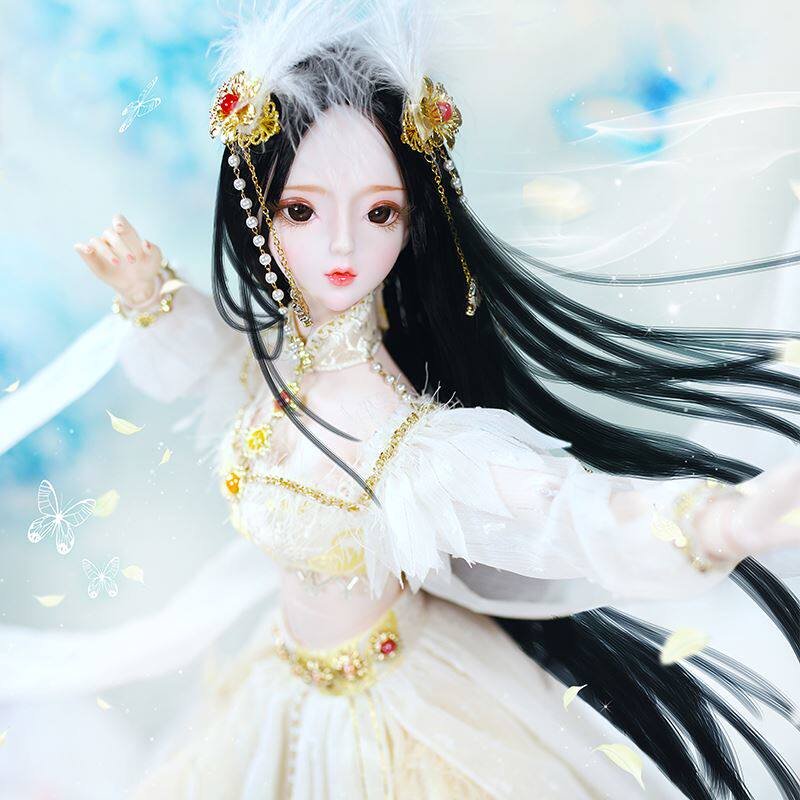 娃娃60cm关节娃娃十二生肖鸡bjd3分女娃凤仙子娃娃生日礼物