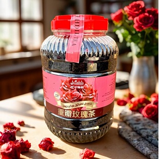 新疆沙哈迪丽重瓣玫瑰茶花茶香茶伊犁特色待客茶调和茶红茶调味茶