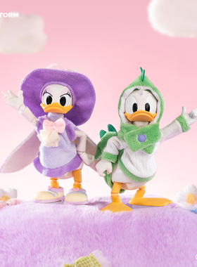 MORSTORM迪士尼新款毛绒可动人偶系列手办潮流摆件唐老鸭黛丝礼物