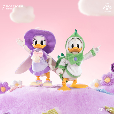 MORSTORM迪士尼新款毛绒可动人偶系列手办潮流摆件唐老鸭黛丝礼物