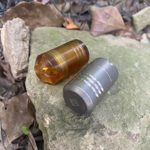 进口ULTEM钛合金药仓防水密封仓药瓶便携救心丸随身应急急救药盒