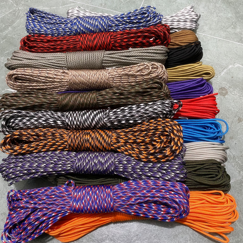 户外七芯伞绳迷彩登山绳子手链绳