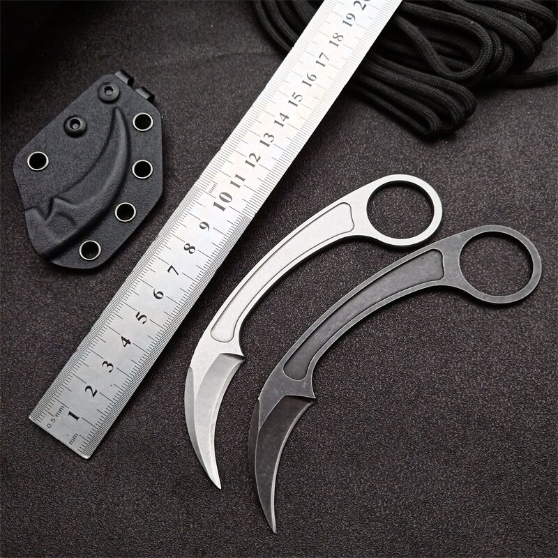 巴斯蒂内利战术爪刀随身把玩收藏高硬度爪子刀防身刀户外露营刀具