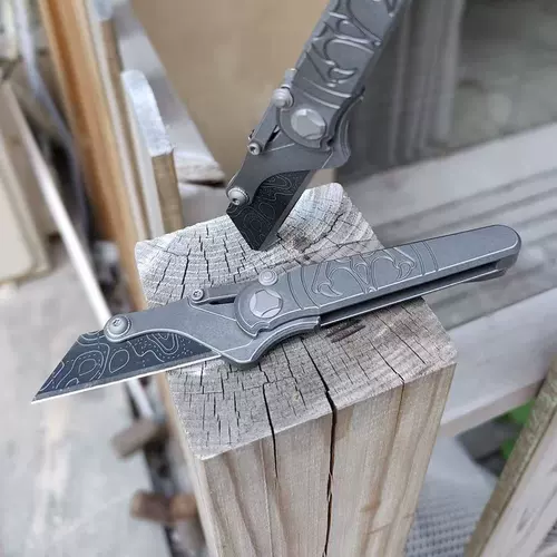 Eagle Claw из титанового сплава, быстро открывающийся универсальный нож, сверхпрочный нож для резки бумаги, изысканный высококачественный складной нож, острый EDC