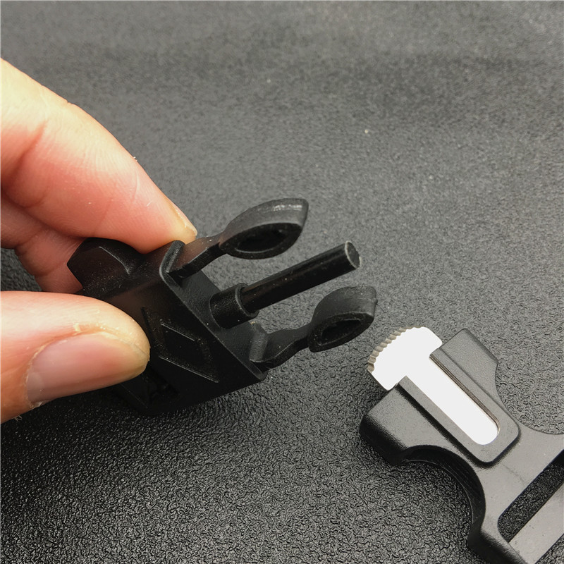 플린트 휘슬 버클과 다기능 버클 여행 배낭 웨빙 버클 DIY PARACORD 수제 팔찌 버클