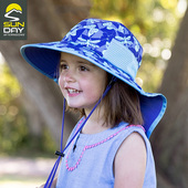 美国Sunday 男女宝宝沙滩遮阳帽儿童太阳帽 Afternoons婴儿防晒帽