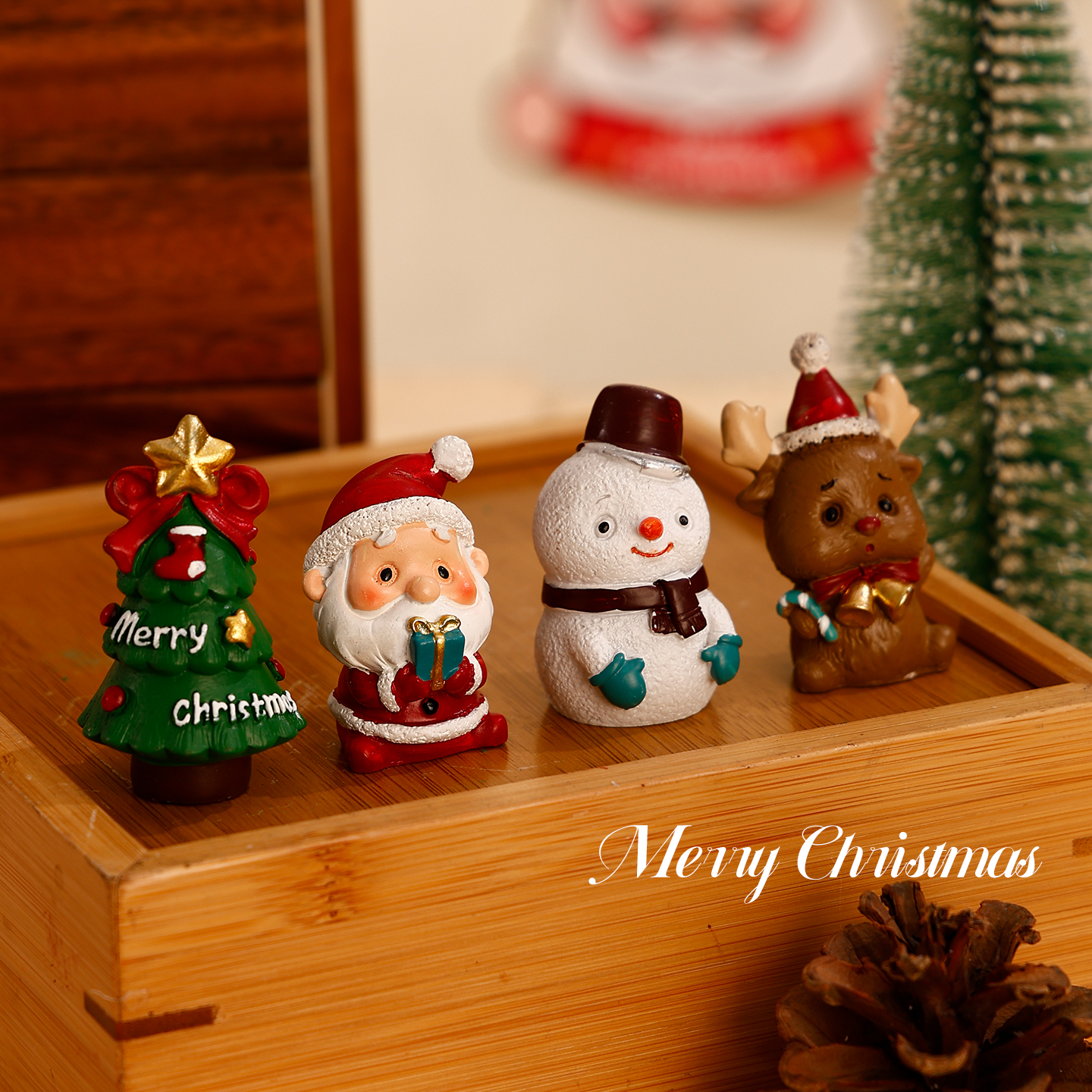 2025新款圣诞节可爱桌面装饰摆件