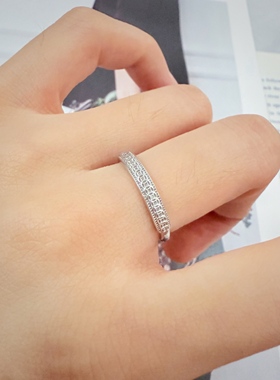 S925纯银时来运转小铜钱戒指