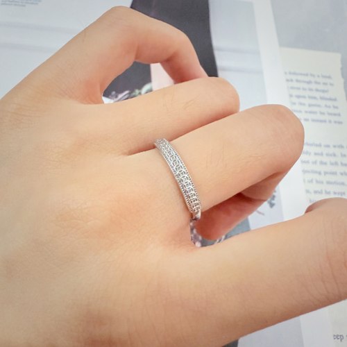 S925纯银时来运转小铜钱戒指