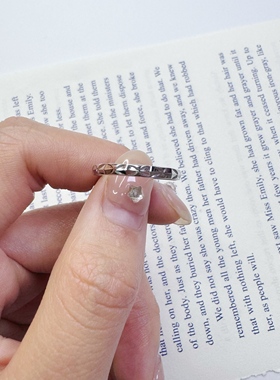 S925纯银《镜界幻想》菱形戒指