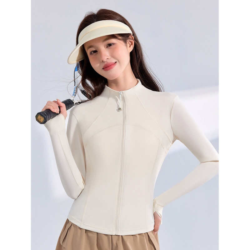 小蛮腰修身显瘦防晒衣服女春夏防紫外线轻薄运动外套上衣新款冰丝 - 实物图