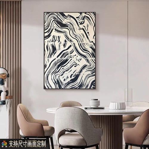 意式极简玄关装饰画高级感挂画