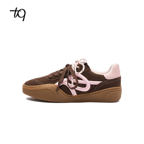 Talitaqoom飞织透气焦糖德训鞋女