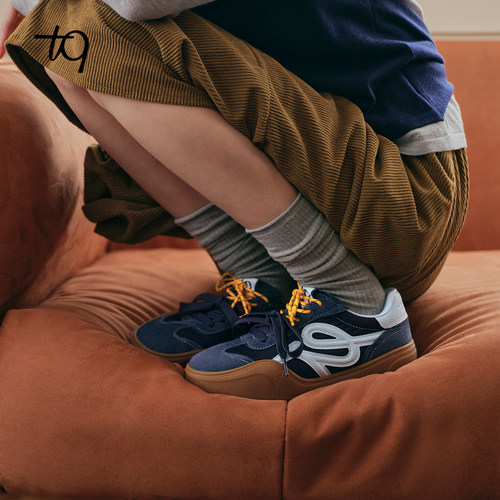 Talitaqoom焦糖系列2025秋季新款复古德训鞋百搭厚底板鞋休闲鞋tq